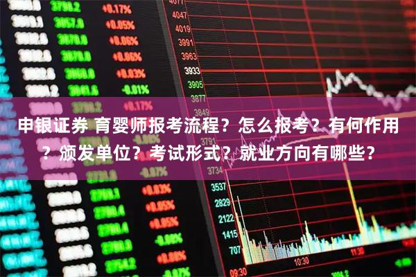 申银证券 育婴师报考流程？怎么报考？有何作用？颁发单位？考试形式？就业方向有哪些？