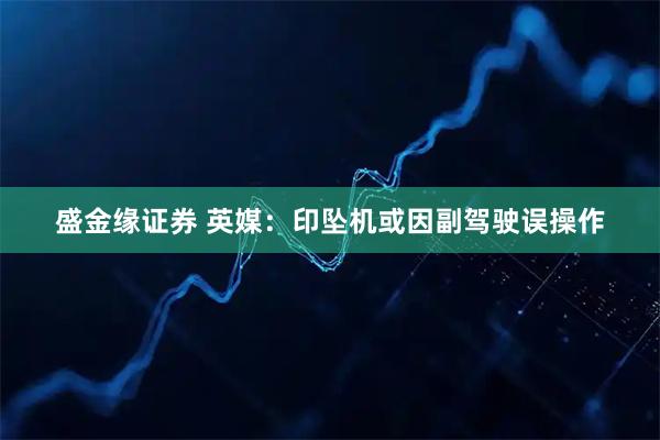 盛金缘证券 英媒：印坠机或因副驾驶误操作