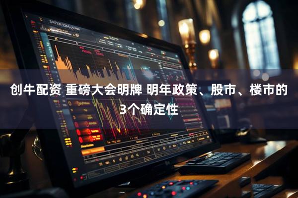 创牛配资 重磅大会明牌 明年政策、股市、楼市的3个确定性