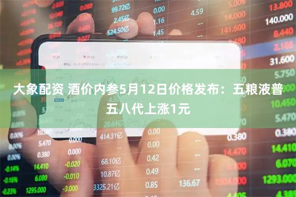 大象配资 酒价内参5月12日价格发布:五粮液普五八代上涨1元